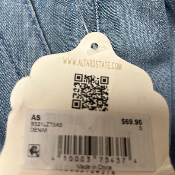 Altar’d State Joggers Chambray Tencel Jean Jogger Pants - Picture 6 of 12